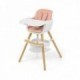 Chaise haute 2 en 1 Milly Mally Espoo Pink