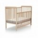 Lit bébé coulissant 60x120 ESSENTIEL Hêtre verni