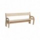 Banc elefandiolina - Hauteur 18 cm - Taille 00