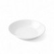 Assiette creuse melamine blanche