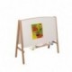 Chevalet double face avec tableau blanc