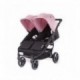 Poussette Double Baby Monsters Easy Twin 3S - Dolly Pink