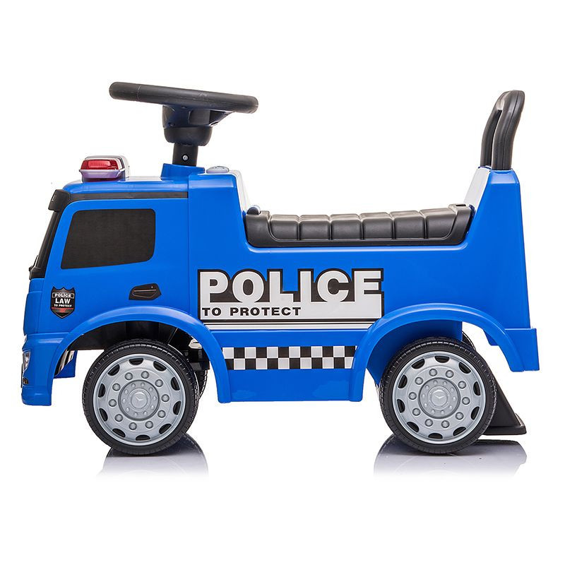 Porteur en bois voiture de police - Livraison rapide