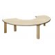 Table demi-circulaire 160 x 80 x 36 cm - T00