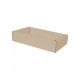 Lit en mousse bords droits d.24kg/m³ couchage 100 x 50