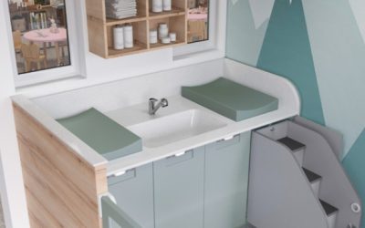 Mobilier de change pour crèche : sécurité, hygiène et praticité