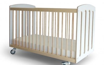 Lit bas creche spécial évacuation